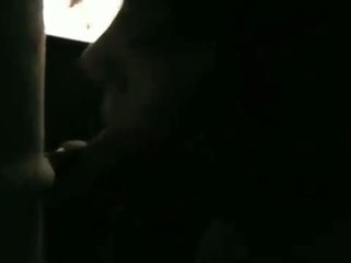 Sucking dick Outside Bar & Riding penis at an ripened Theater
